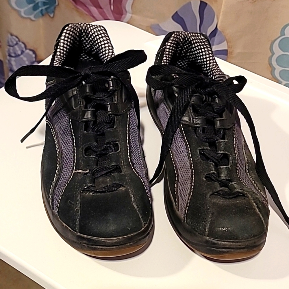 Piloti G16 Black Leather Driving Shoes Size 6 EUC
